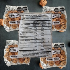 Galletitas Dulces de Avena, Nuez y Pasas sin azucar x 185 grs MARIA E (x 5 unidades) en internet