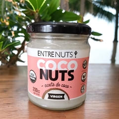 Aceite de Coco Virgen Organico x 200 cm3 ENTRE NUTS (x 4 unidades)
