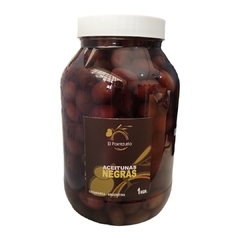Aceitunas con Carozo Negras ¨N°00¨ x 1 kg EL PORTEZUELO (x 4 unidades) - Tienda Oeste Alimentos Naturales