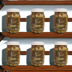 Aceitunas con Carozo Verdes ¨N°0¨ x 500 grs EL PORTEZUELO (x 6 unidades) - comprar online