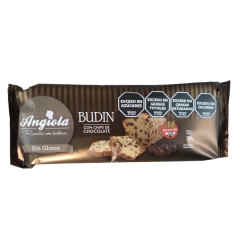 Budin con Chips de Chocolate x 200 grs ANGIOLA (x 6 unidades) - Tienda Oeste Alimentos Naturales