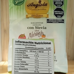 Galletitas Dulces con Stevia Sabor Naranja x 120 grs ANGIOLA (x 6 unidades) - comprar online
