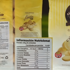 Galletita Dulce Sabor Limon x 130 grs ANGIOLA (x 6 unidades) - Tienda Oeste Alimentos Naturales