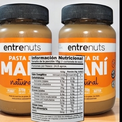 Pasta de Maní Natural Clasica x 380 grs ENTRE NUTS (x 6 unidades) en internet