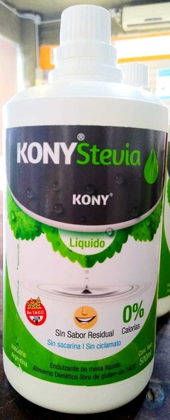 Stevia Liquida x 500 ml KONY (x 3 unidades) - Tienda Oeste Alimentos Naturales
