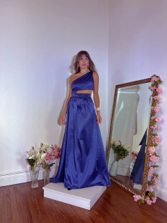 Vestido Bali azul - comprar online