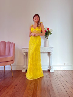 Vestido Ámsterdam amarillo na internet