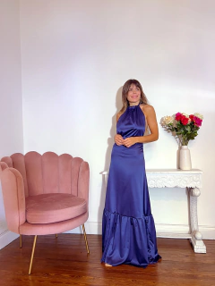 Vestido Nápoles azul marino