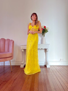 Vestido Ámsterdam amarillo - comprar online