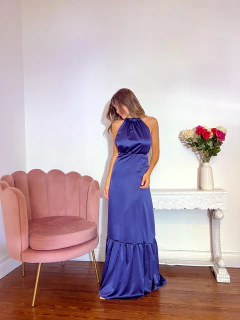 Vestido Nápoles azul marino