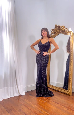 Vestido Menorca negro - Coronadas De Gloria