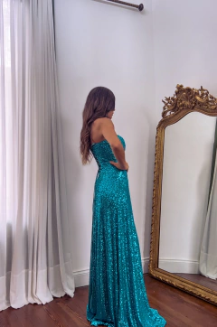 Vestido Atenas turquesa en internet