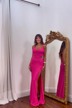 Imagen de Vestido Alfonsina fucsia