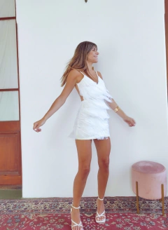 Vestido Puerto Rico blanco