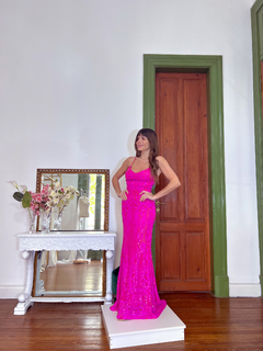 Vestido Menorca fucsia na internet
