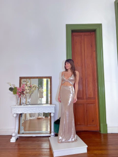 Vestido Afrodita gold