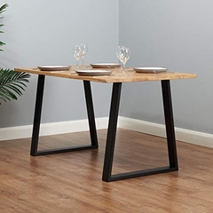 Patas de Mesa Hierro Rectangular Reforzadas 74x50 (2 PATAS) - comprar online