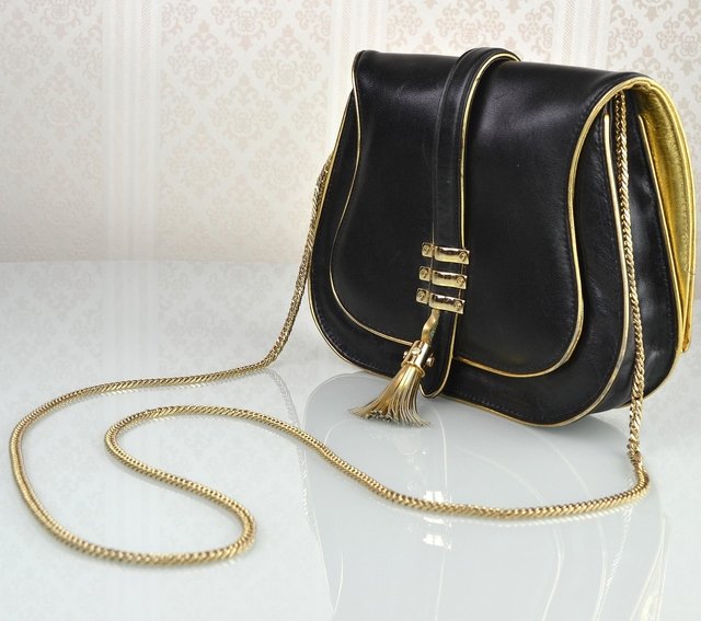 Bolsa Lilly Sarti Couro Preta - comprar online