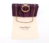 Clutch Salvatore Ferragamo Cetim Plissado - loja online