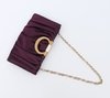 Clutch Salvatore Ferragamo Cetim Plissado