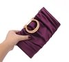 Clutch Salvatore Ferragamo Cetim Plissado na internet