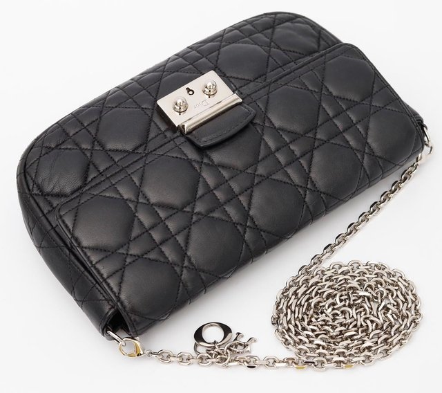 Bolsa Christian Dior Miss Dior Promenade Preta - Paris Brechó - Artigos de Luxo Seminovos