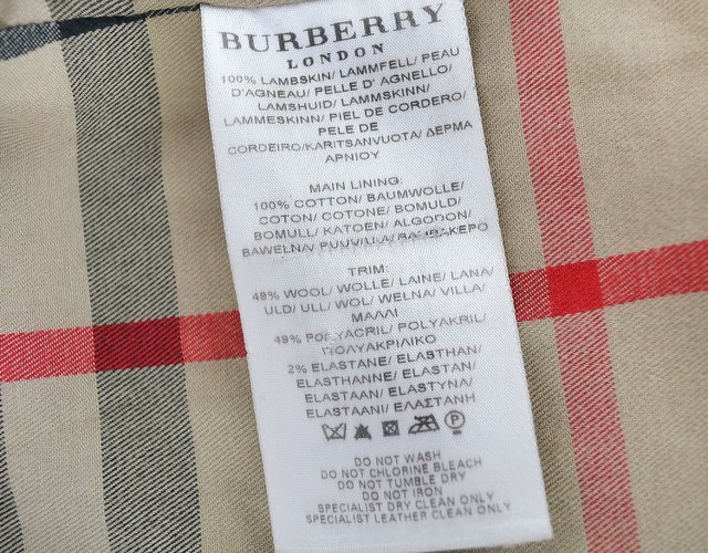 Imagem do Jaqueta Burberry Couro Lambskin 38 BRA