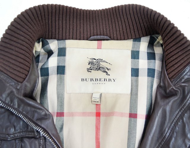 Jaqueta Burberry Couro Lambskin 38 BRA - Paris Brechó - Artigos de Luxo Seminovos