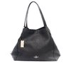 Bolsa Coach Sholder Black Leather