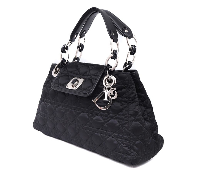 Bolsa Dior Nylon Cannage Charming Preta na internet