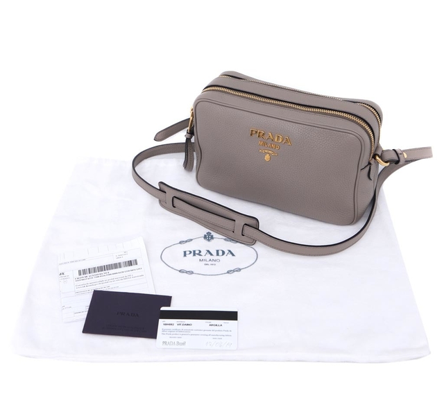 Imagem do Bolsa Prada Vitelo Daino Argilla 1BH082