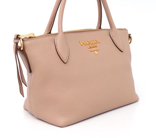 Bolsa Prada Vitelo Daino Cammeo 1BA111 - loja online