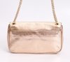 Bolsa Michael Kors MK Flap Couro Dourada na internet