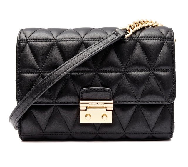 Bolsa Michael Kors Sloan Couro Preta