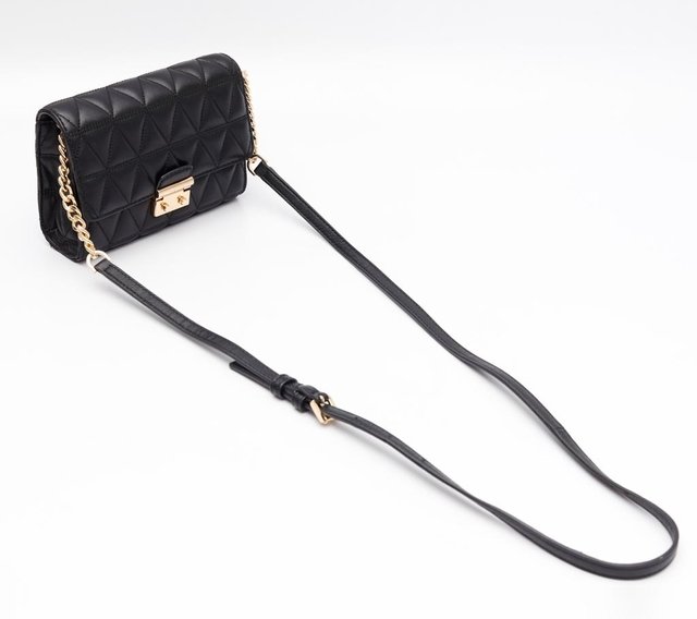 Bolsa Michael Kors Sloan Couro Preta - comprar online
