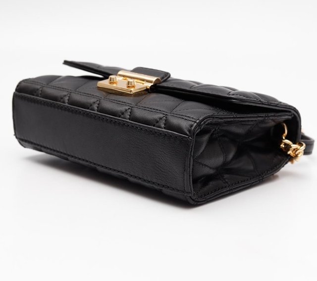Bolsa Michael Kors Sloan Couro Preta - Paris Brechó - Artigos de Luxo Seminovos