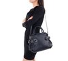 Bolsa Salvatore Ferragamo Blueberry Pebbled Calfskin na internet