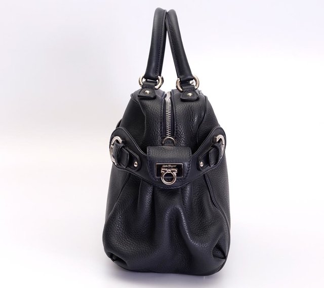 Imagem do Bolsa Salvatore Ferragamo Blueberry Pebbled Calfskin