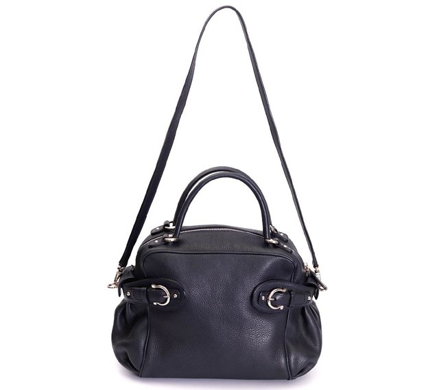 Bolsa Salvatore Ferragamo Blueberry Pebbled Calfskin - comprar online