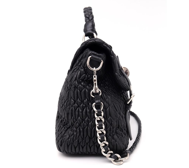 Bolsa Miu Miu Turnlock Top Handle Couro Nappa Matelassê - comprar online