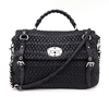 Bolsa Miu Miu Turnlock Top Handle Couro Nappa Matelassê