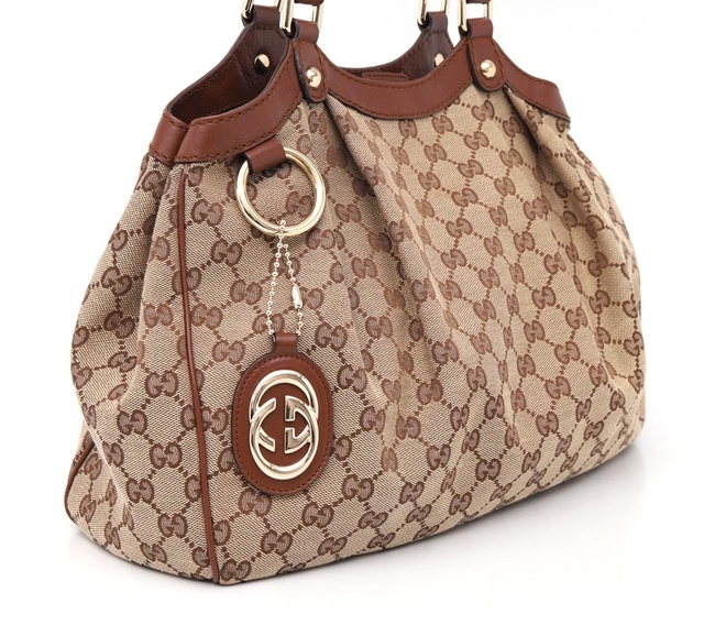 Imagem do Bolsa Gucci Sukey Marrom/Bege