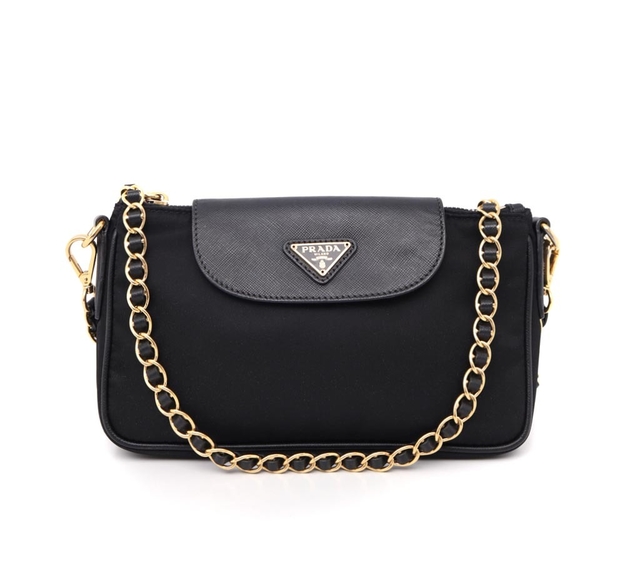 Bolsa Prada Nylon e Couro Saffiano Crossbody