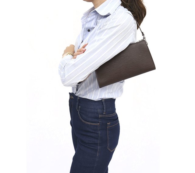 Bolsa Louis Vuitton Pochette Accessories Epi 24 Moka - comprar online