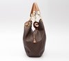 Bolsa Michael Kors Shoulder Monograma Jet Set Ébano na internet