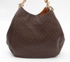 Imagem do Bolsa Michael Kors Shoulder Monograma Jet Set Ébano