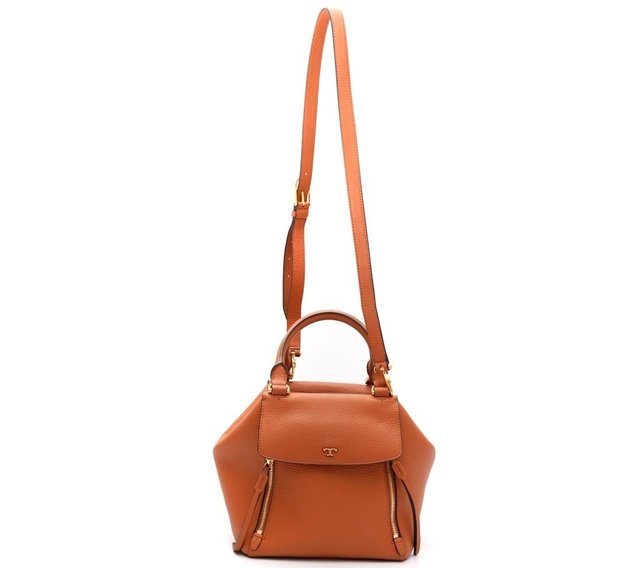 Bolsa Tory Burch Half Mood Satchel Caramelo - loja online