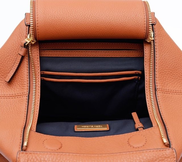 Imagem do Bolsa Tory Burch Half Mood Satchel Caramelo
