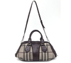 Mala Burberry Smoked Check Coated Canvas Shoulder - Paris Brechó - Artigos de Luxo Seminovos
