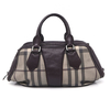 Imagem do Mala Burberry Smoked Check Coated Canvas Shoulder
